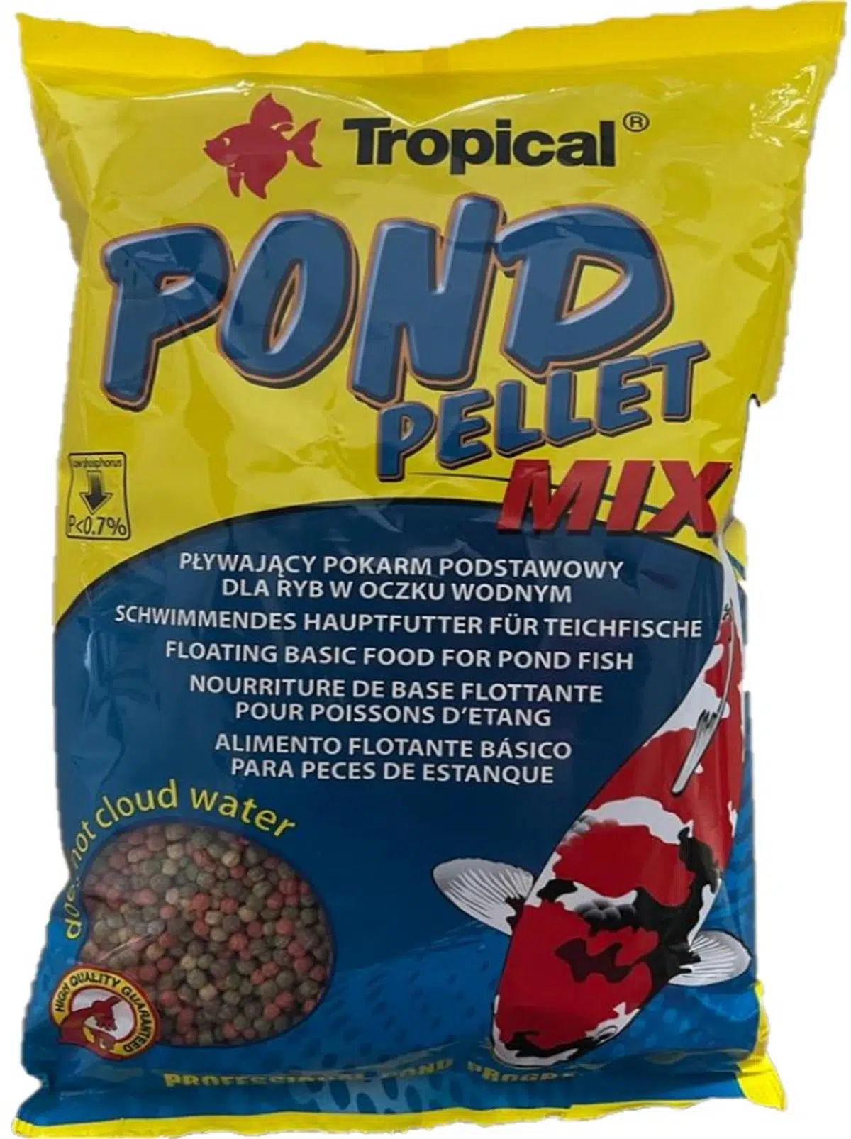 Tropical Pond Pellet Mix Worms Pelet Balık Yemi 130 Gr