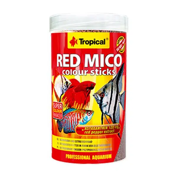 Tropical Red Mico Colour Sticks Renk Arttırıcı Stick Balık Yemi 80 Gr