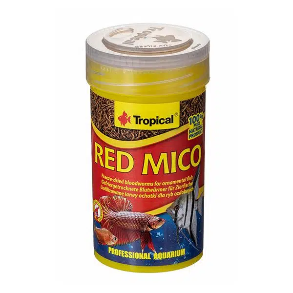 Tropical Red Mico Kurutulmuş Kurutulmuş Kan Kurdu 8 Gr