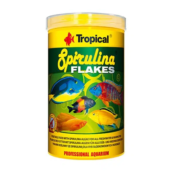Tropical Spirulina Flakes Bitkisel Pul Balık Yemi 50 Gr