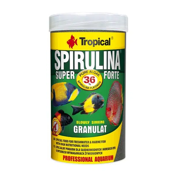 Tropical Spirulina Forte Gran Bitkisel Balık Yemi 150 Gr