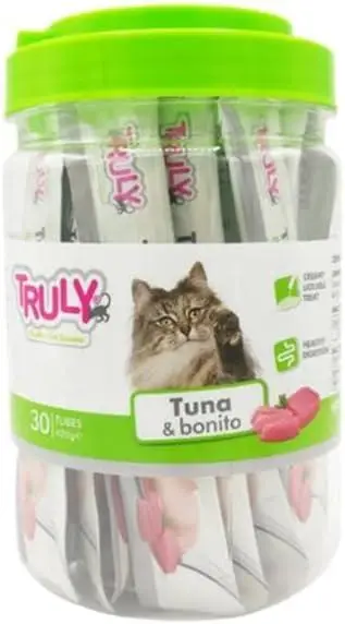 Truly Palamut Ve Ton Balıklı Yetişkin Kedi Ödül Maması 30 X 14 gr