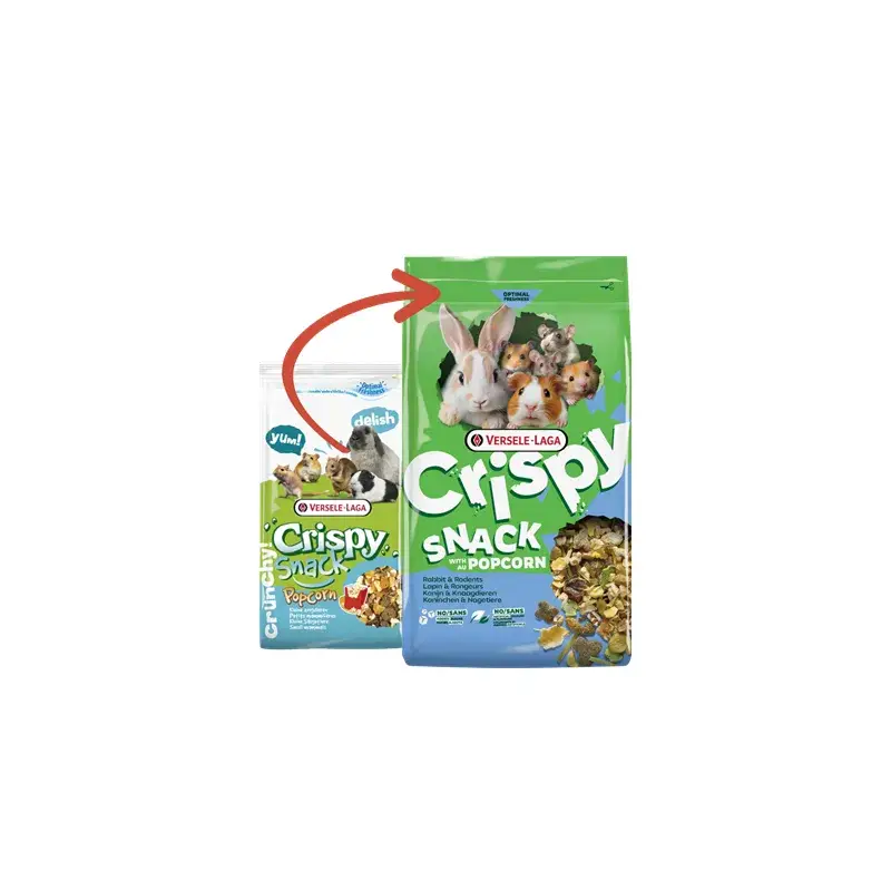 Versele Laga Crispy Snack Popcorn Kemirgen Yemi 550 Gr