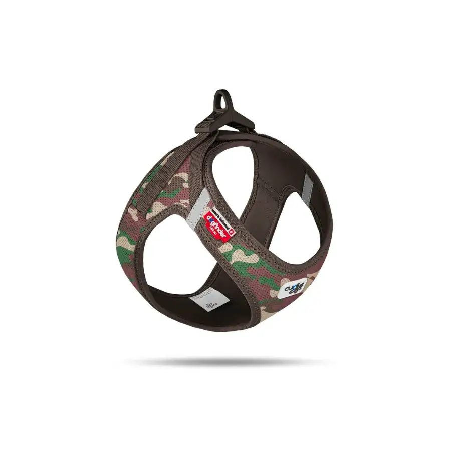 Vest Harness Curlı Clasp Aır-mesh Kahverengi Köpek Göğüs Tasması M