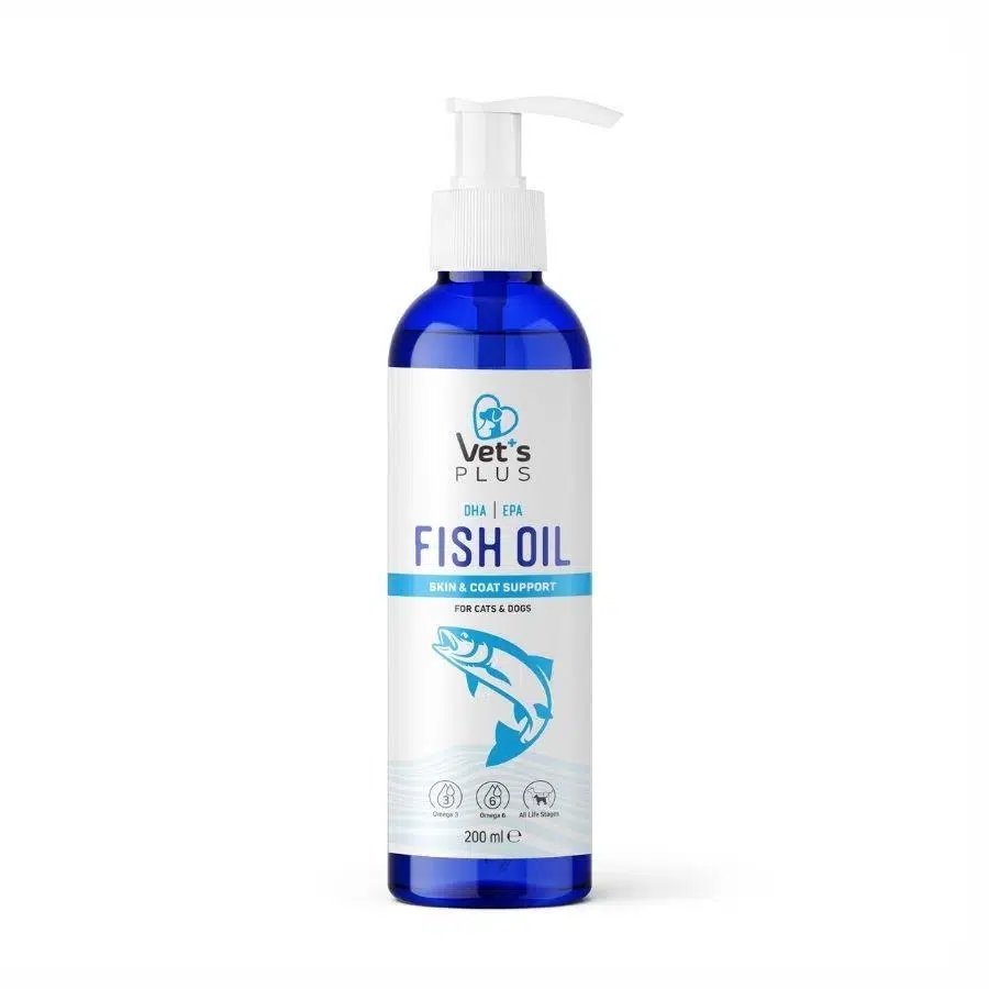 Vet's Plus Kedi ve Köpekler için Balık Yağı 200 Ml