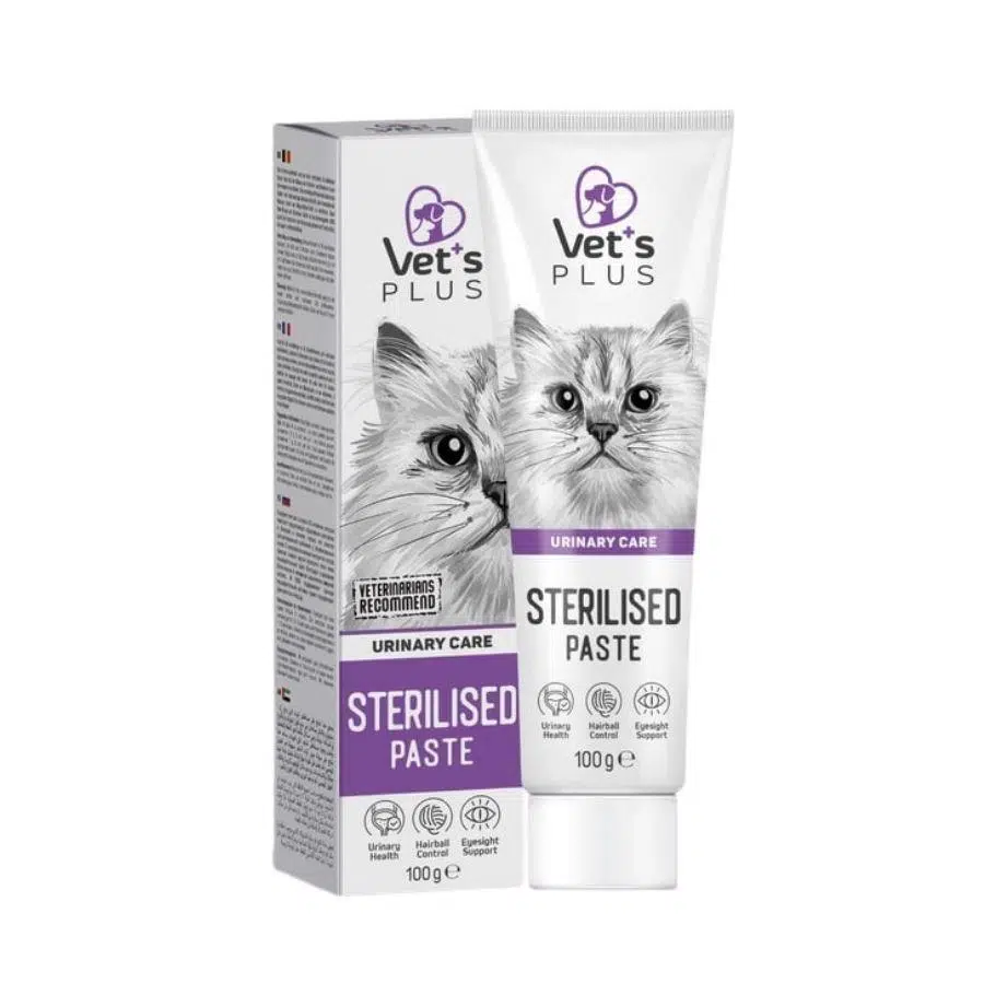 Vet's Plus Kısırlaştırılmış Kediler İçin Malt Kedi Macunu 100 gr