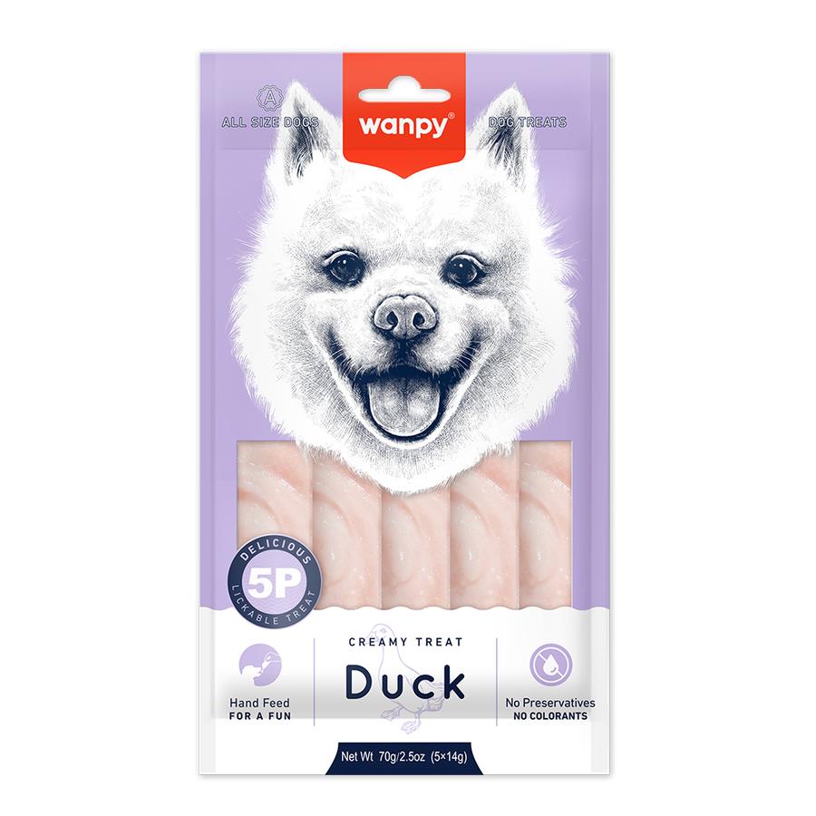 Wanpy Ördekli Krema Köpek Ödülü 5 X 14 gr