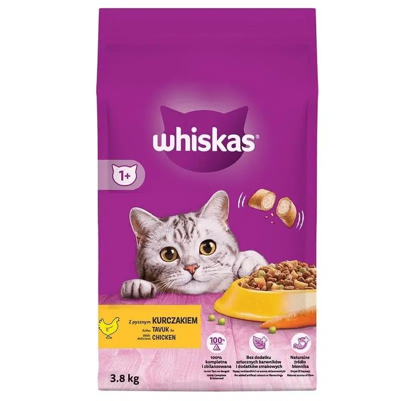 Whiskas Tavuklu Yetişkin Kedi Maması 3,8 kg